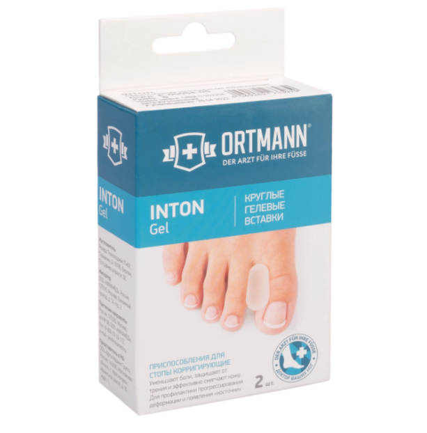 Мягкие межпальцевые вставки INTON ORTMANN (2шт) купить в OrtoMir24